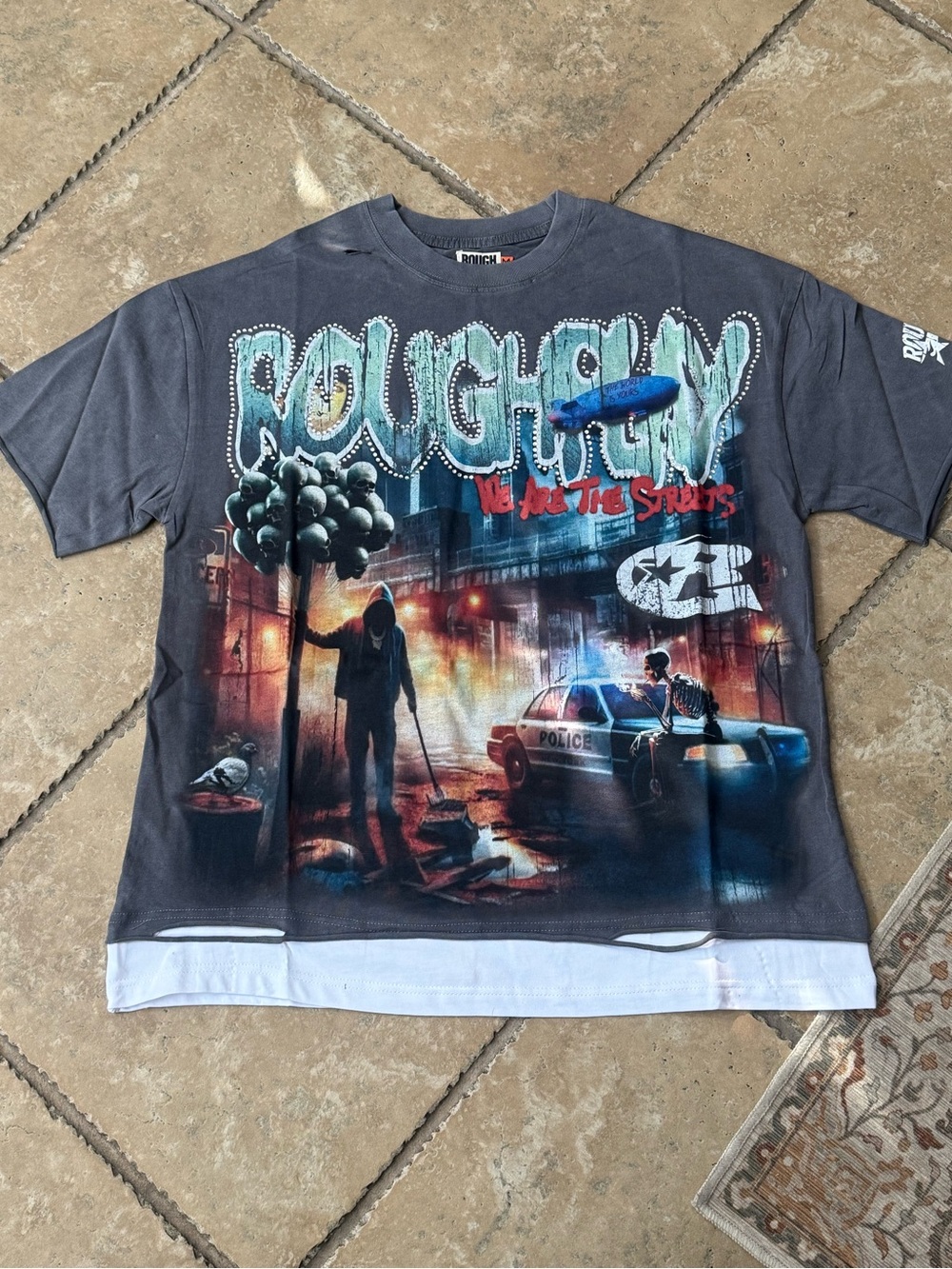 Grey Rough Play T-Shirt